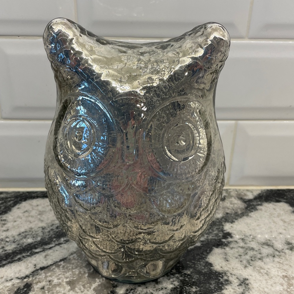 Kohl's Silver Owl Figurine